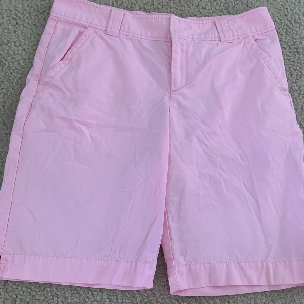 Lilly Pulitzer Bermuda’s. Resort fit.